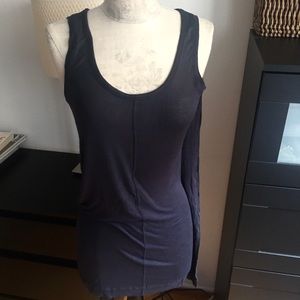 JNBY navy top with side detail